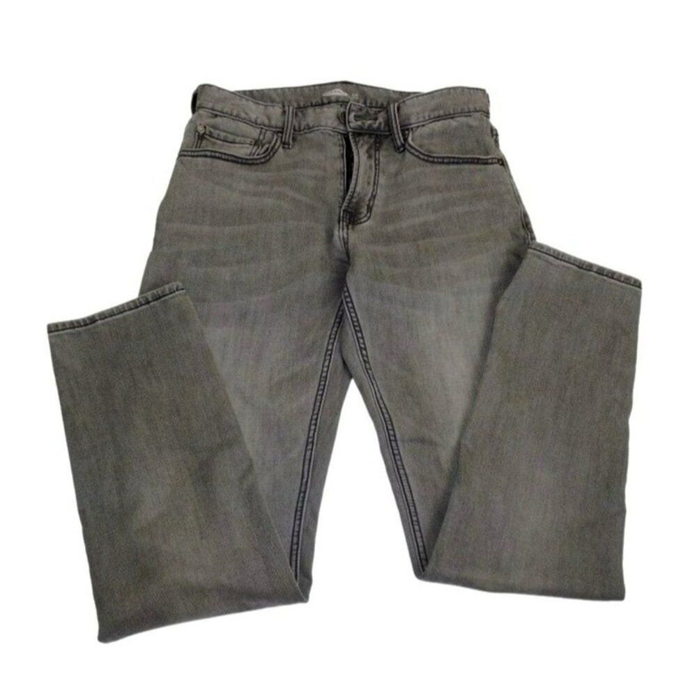 Old Navy Youth Boys Grey Jeans Pants Size 24/7 Slim    JH802